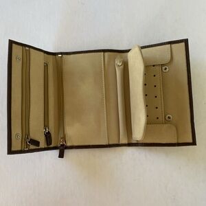 Cole Haan Women’s Jewelry Travel  Tri Fold Leather Wallet
